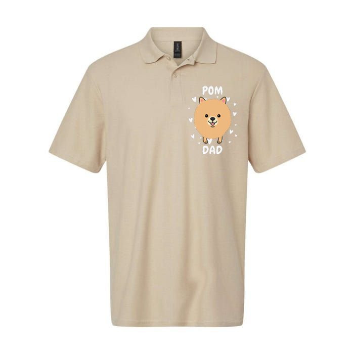 Pom Pomeranian Dad Papa Daddy Pa Father For Father’s Day Softstyle Adult Sport Polo