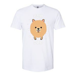 Pom Pomeranian Dad Papa Daddy Pa Father For Father’s Day Softstyle CVC T-Shirt