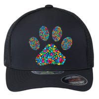 Paw Paw Dog Dot Day International Dot Day Polka Dot Gift Flexfit Unipanel Trucker Cap