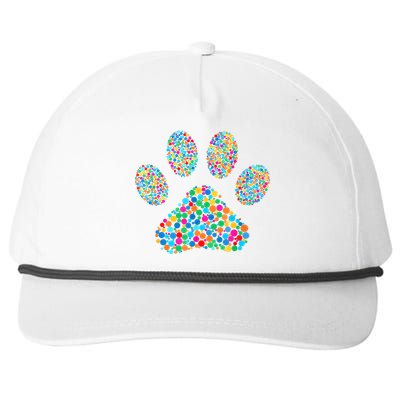 Paw Paw Dog Dot Day International Dot Day Polka Dot Gift Snapback Five-Panel Rope Hat