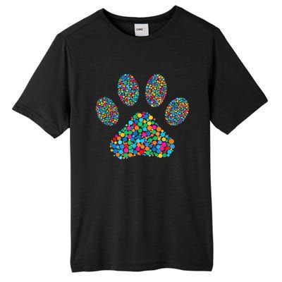 Paw Paw Dog Dot Day International Dot Day Polka Dot Gift Tall Fusion ChromaSoft Performance T-Shirt