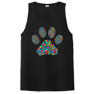 Paw Paw Dog Dot Day International Dot Day Polka Dot Gift PosiCharge Competitor Tank