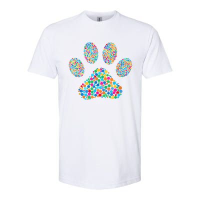 Paw Paw Dog Dot Day International Dot Day Polka Dot Gift Softstyle® CVC T-Shirt