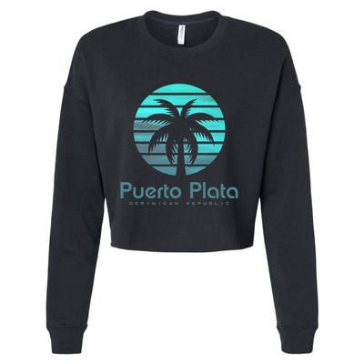 Puerto Plata Dominican Republic Cropped Pullover Crew