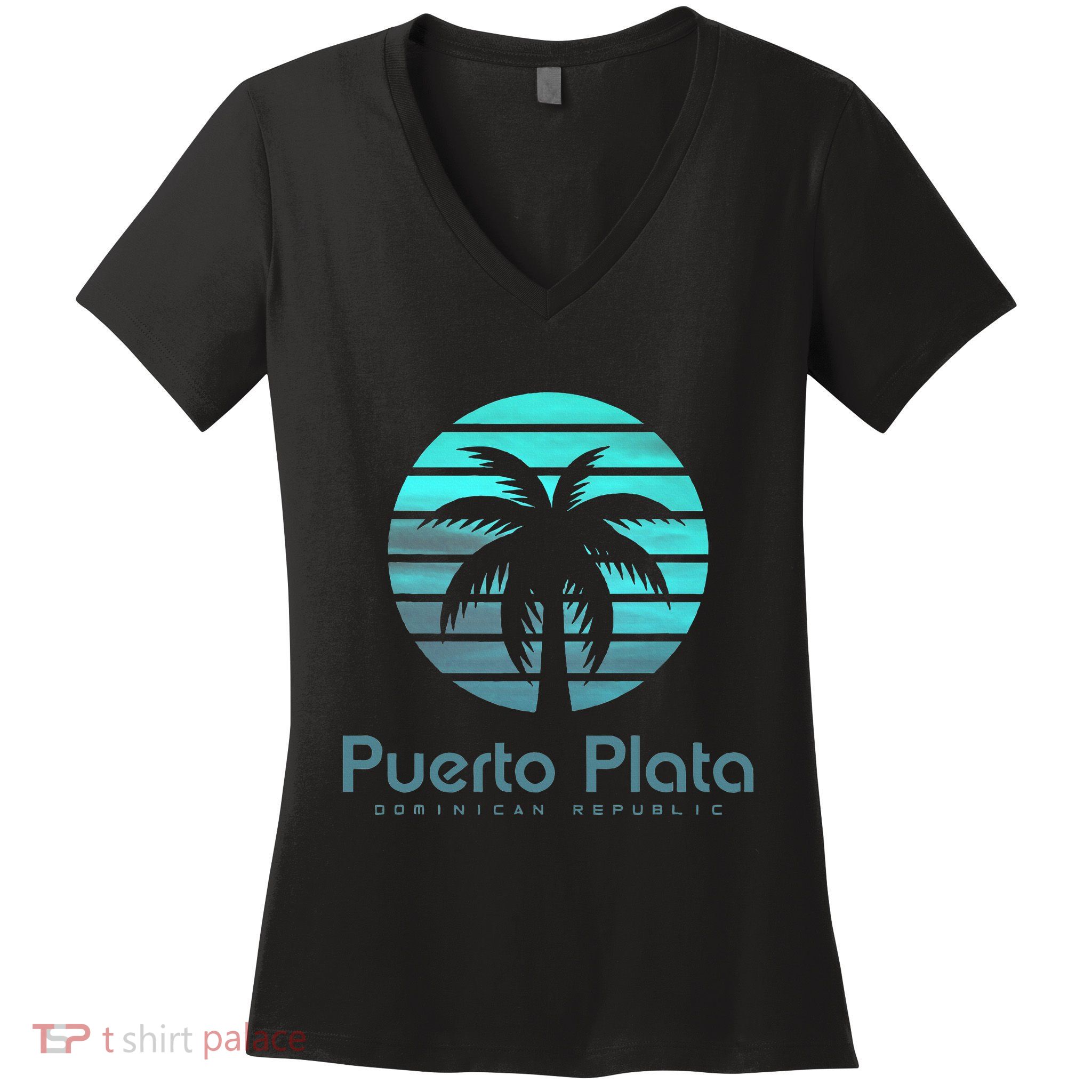 Puerto Plata Dominican Republic Women's V-Neck T-Shirt