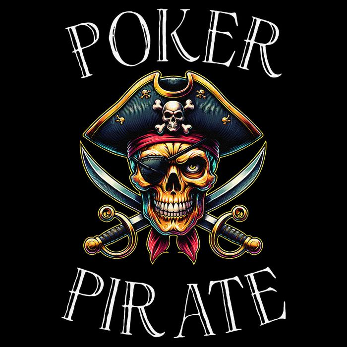 Poker Pirate Design Poker Funnyfunny Poker Player Premium T-Shirt
