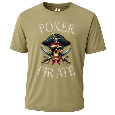 Poker Pirate Design Poker Funnyfunny Poker Player Performance Shirt