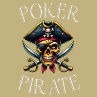 Poker Pirate Design Poker Funnyfunny Poker Player Cooling Performance Crew T-Shirt