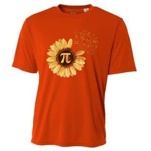 Pi Pi Day Sunflower Attire Math Funny Gift Cooling Performance Crew T-Shirt