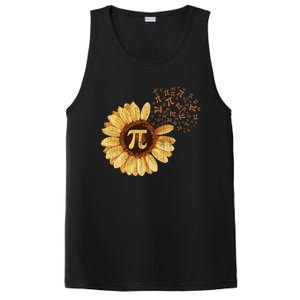 Pi Pi Day Sunflower Attire Math Funny Gift PosiCharge Competitor Tank