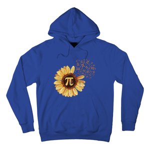 Pi Pi Day Sunflower Attire Math Funny Gift Hoodie