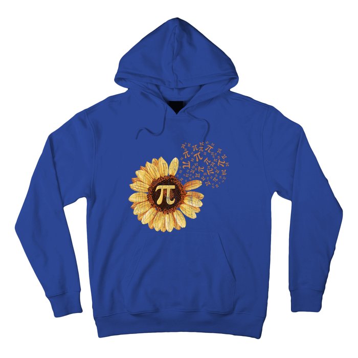 Pi Pi Day Sunflower Attire Math Funny Gift Hoodie