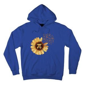 Pi Pi Day Sunflower Attire Math Funny Gift Tall Hoodie