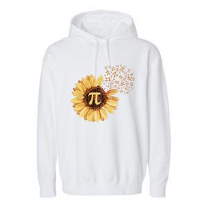 Pi Pi Day Sunflower Attire Math Funny Gift Garment-Dyed Fleece Hoodie