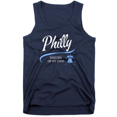 Philadelphia Philly Dancing On My Own Philadelphia Baseball Tank Top