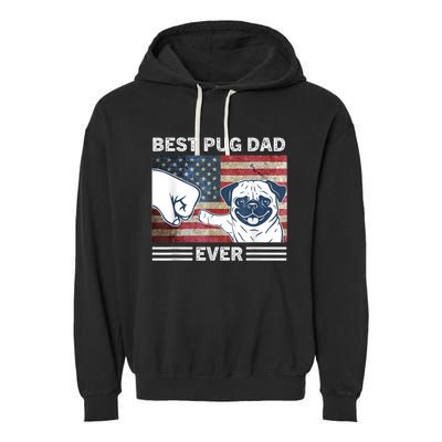 Proud Pug Dad: Celebrating The 4th Of July With Man's Best Friend Garment-Dyed Fleece Hoodie