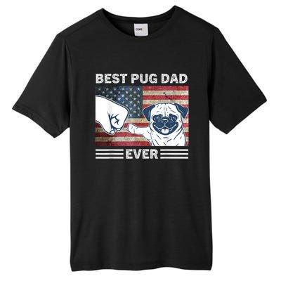 Proud Pug Dad: Celebrating The 4th Of July With Man's Best Friend Tall Fusion ChromaSoft Performance T-Shirt