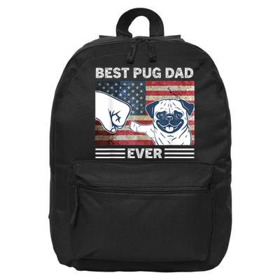 Proud Pug Dad: Celebrating The 4th Of July With Man's Best Friend 16 in Basic Backpack