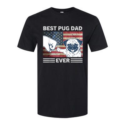 Proud Pug Dad: Celebrating The 4th Of July With Man's Best Friend Softstyle CVC T-Shirt