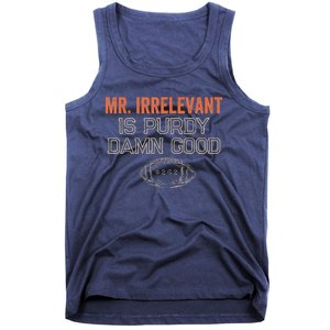 Purdy Purdy Damn Good Football Quarterback Tank Top