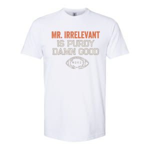 Purdy Purdy Damn Good Football Quarterback Softstyle CVC T-Shirt