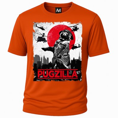 Pugzilla Pug Dog Cooling Performance Crew T-Shirt