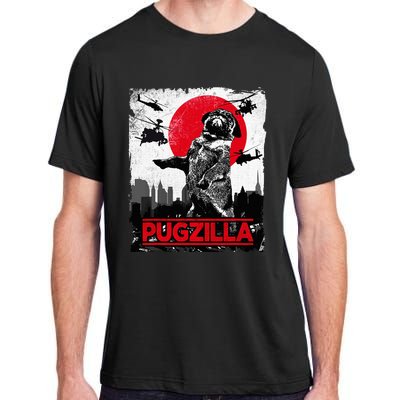 Pugzilla Pug Dog Adult ChromaSoft Performance T-Shirt