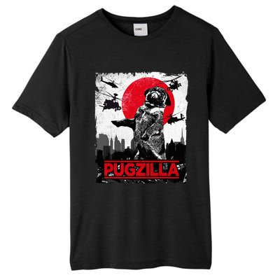 Pugzilla Pug Dog Tall Fusion ChromaSoft Performance T-Shirt