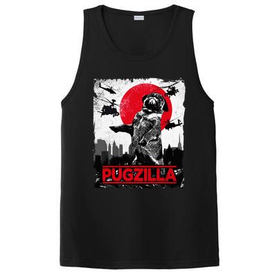 Pugzilla Pug Dog PosiCharge Competitor Tank