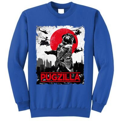 Pugzilla Pug Dog Sweatshirt