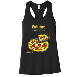 Pizza Pi Day Funny Math Food 3.14 Pizza Pie Women's Racerback Tank