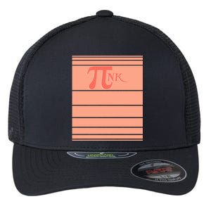 Pink Pi Day 3 14 Number Symbol Math Science Nerd Geek Gift Cool Gift Flexfit Unipanel Trucker Cap