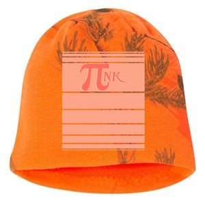 Pink Pi Day 3 14 Number Symbol Math Science Nerd Geek Gift Cool Gift Kati - Camo Knit Beanie