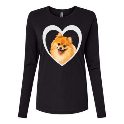 Pomeranian Pomeranian Dog Pomeranian Womens Cotton Relaxed Long Sleeve T-Shirt