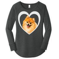 Pomeranian Pomeranian Dog Pomeranian Women's Perfect Tri Tunic Long Sleeve Shirt