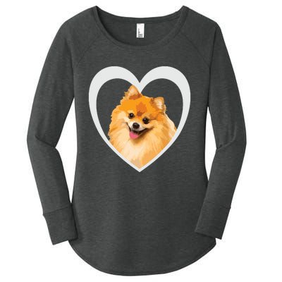 Pomeranian Pomeranian Dog Pomeranian Women's Perfect Tri Tunic Long Sleeve Shirt