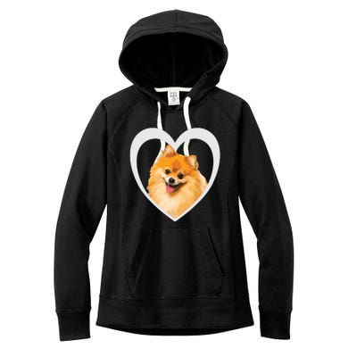 Pomeranian Pomeranian Dog Pomeranian Women's Fleece Hoodie