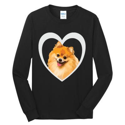 Pomeranian Pomeranian Dog Pomeranian Tall Long Sleeve T-Shirt