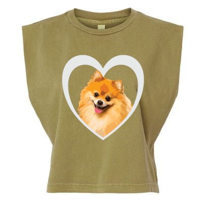 Pomeranian Pomeranian Dog Pomeranian Garment-Dyed Women's Muscle Tee