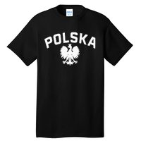 Polska Polish Eagle Poland Polish Ancestry Dyngus Day Tall T-Shirt