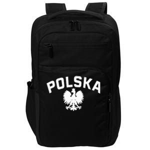 Polska Polish Eagle Poland Polish Ancestry Dyngus Day Impact Tech Backpack