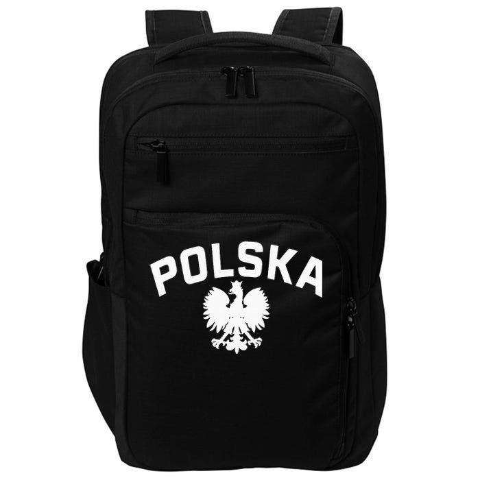 Polska Polish Eagle Poland Polish Ancestry Dyngus Day Impact Tech Backpack