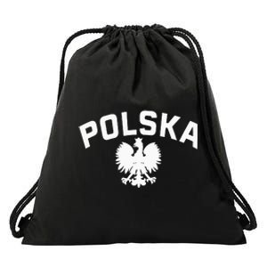 Polska Polish Eagle Poland Polish Ancestry Dyngus Day Drawstring Bag