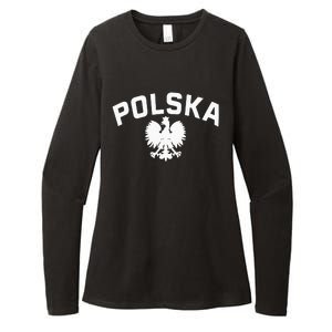 Polska Polish Eagle Poland Polish Ancestry Dyngus Day Womens CVC Long Sleeve Shirt