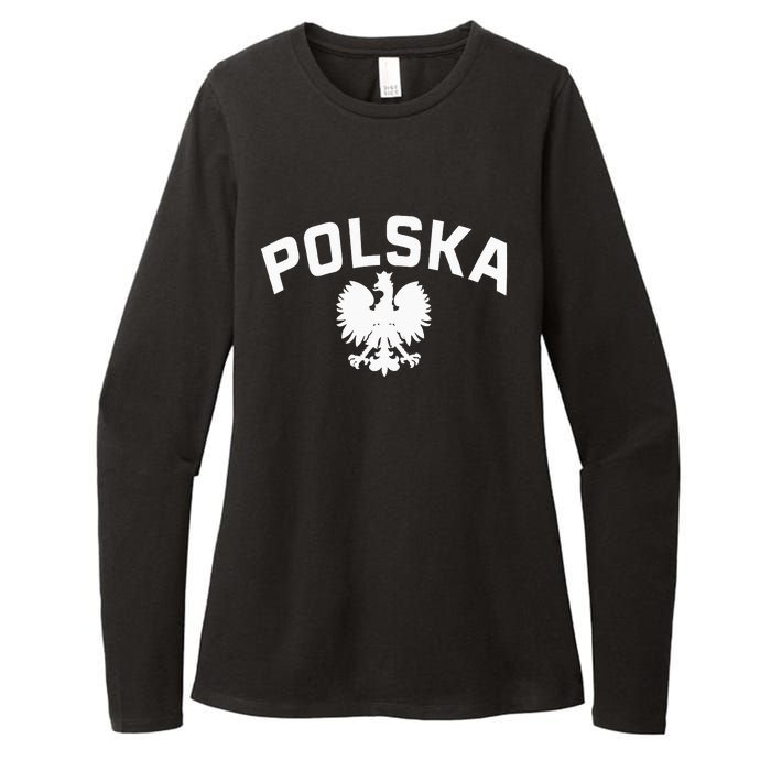 Polska Polish Eagle Poland Polish Ancestry Dyngus Day Womens CVC Long Sleeve Shirt