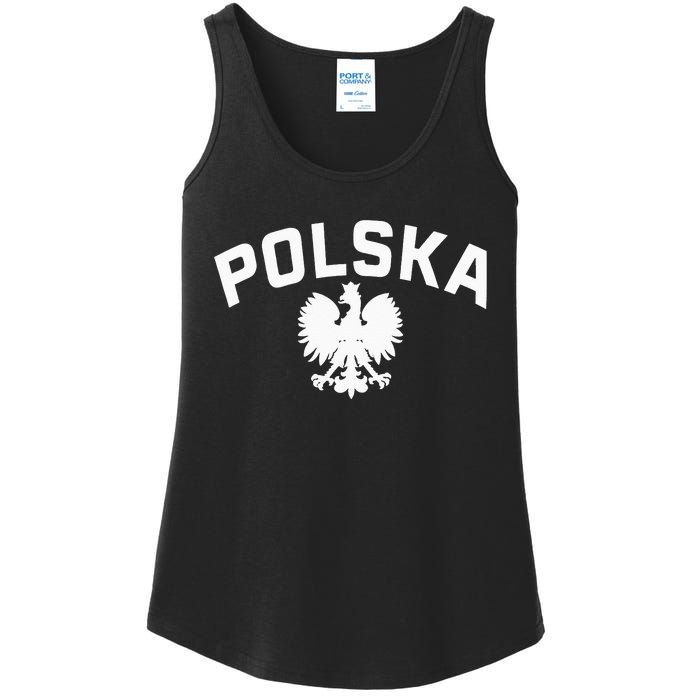 Polska Polish Eagle Poland Polish Ancestry Dyngus Day Ladies Essential Tank