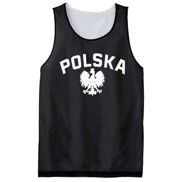 Polska Polish Eagle Poland Polish Ancestry Dyngus Day Mesh Reversible Basketball Jersey Tank