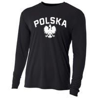 Polska Polish Eagle Poland Polish Ancestry Dyngus Day Cooling Performance Long Sleeve Crew