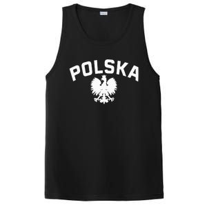 Polska Polish Eagle Poland Polish Ancestry Dyngus Day PosiCharge Competitor Tank