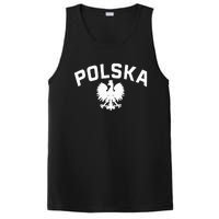 Polska Polish Eagle Poland Polish Ancestry Dyngus Day PosiCharge Competitor Tank